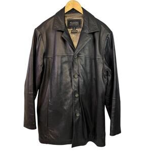 Wilsons Leather Pelle Studio Medium Button Down Jacket Coat Thinsulate Conceal